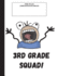 Wide Ruled Composition Notebook: 3rd Grade Squad, Composition Book for School, Wide Ruled, 100 Pages, for School Student/Teacher