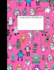 Composition Notebook: Wide Ruled Robot Party Robotic Club Cute Composition Notebook, College Notebooks, Girl Boy School Notebook, Composition Book, ...Notebooks for Home School Girls and Boys)
