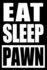 Eat Sleep Pawn| Gift Notebook for a Pawnbroker, Medium Ruled Journal