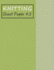 Knitting Chart Paper 4: 5: Blank Graph Notebook Ratio 4: 5-Green (Grid Knitting Paper? Foam Texture)