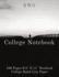 College Notebook: 100 Pages 8.5" X 11" Notebook College Ruled Line Paper