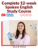Complete 12-Week Spoken English Study Course: Sentence Blocks, Discussion Questions, Vocabulary Tests, Verb Forms Practice, and More
