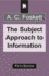 The Subject Approach to Information (Fifth Edition)