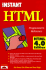 Instant Html Programmer's Reference Html
