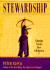 Stewardship: Choosing Service Over Self-Interest