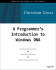 Programmer*S Introduction to Windows Dna-Windows Version