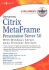 Deploying Citrix Metaframe Presentation Server 3.0 With Windows Server 2003 Terminal Services