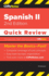 Cliffsnotes Spanish II: Quick Review