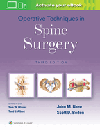 Operative Techniques in Spine Surgery With Access Code 3ed (Hb 2022)