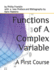 Functions of A Complex Variable: A First Course