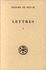 Sc 422 Lettres-Tome 1