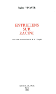 Entretiens Sur Racine: Avec Une Introduction De R-C Knight