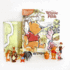 Disney Winnie the Pooh Classic My Busy Books-Storybook, 10 Figurines, Playmat