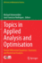 Topics in Applied Analysis and Optimisation: Partial Differential Equations, Stochastic and Numerical Analysis