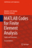 Matlab Codes for Finite Element Analysis