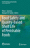 Food Safety and Quality-Based Shelf Life of Perish