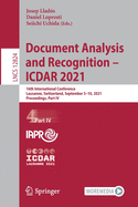 Document Analysis and Recognition-Icdar 2021
