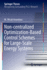 Non-centralized Optimization-Based Control Schemes for Large-Scale Energy Systems