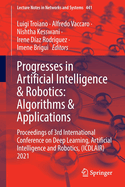 Progresses in Artificial Intelligence & Robotics: Algorithms & Applications