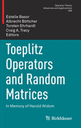 Toeplitz Operators and Random Matrices