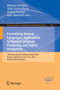 Formalizing Natural Languages: Applications to Natural Language Processing and Digital Humanities