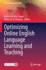 Optimizing Online English Language Learning and Te