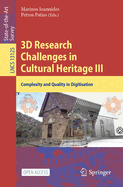 3d Research Challenges in Cultural Heritage III