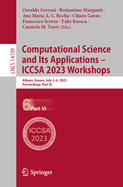 Computational Science and Its Applications-Iccsa 2023 Workshops