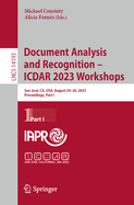 Document Analysis and Recognition-Icdar 2023 Workshops
