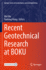 Recent Geotechnical Research at Boku