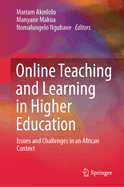 Online Teaching and Learning in Higher Education