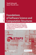 Foundations of Software Science and Computation St