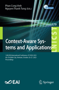 Context-Aware Systems and Applications