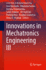 Innovations in Mechatronics Engineering III