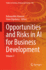 Opportunities and Risks in Ai for Business Develop