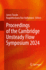 Proceedings of the Cambridge Unsteady Flow Symposi