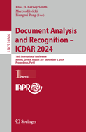 Document Analysis and Recognition-Icdar 2024