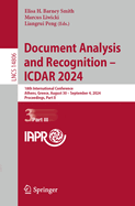 Document Analysis and Recognition-Icdar 2024