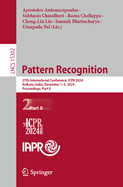 Pattern Recognition: 27th International Conference, ICPR 2024, Kolkata, India, December 1-5, 2024, Proceedings, Part II