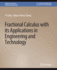 Fractional Calculus With Its Applications in Engin