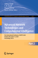 Advanced Network Technologies and Computational Intelligence