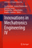 Innovations in Mechatronics Engineering IV
