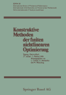 Konstruktive Methoden Der Finiten Nichtlinearen Op