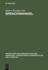 Sprachwandel: Reader Zur Diachronischen Sprachwissenschaft (Grundlagen Der Kommunikation Und Kognition / Foundations of Communication and Cognition) (German Edition)
