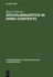 Sociolinguistics in Hindi Contexts (Contributions to the Sociology of Language [Csl], 38)