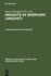 Methodology in Transition: Insights in Germanic Linguistics, Volume I