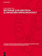 Beitr�ge Zum Deutsch-Slawischen Sprachkontakt