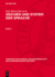 Zeichen Und System Der Sprache. Band 2