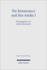 Die Renaissance Als Erste Aufkl�rung. (Band 1-3). / Enno Rudolph