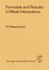 Formulae and Results in Weak Interactions